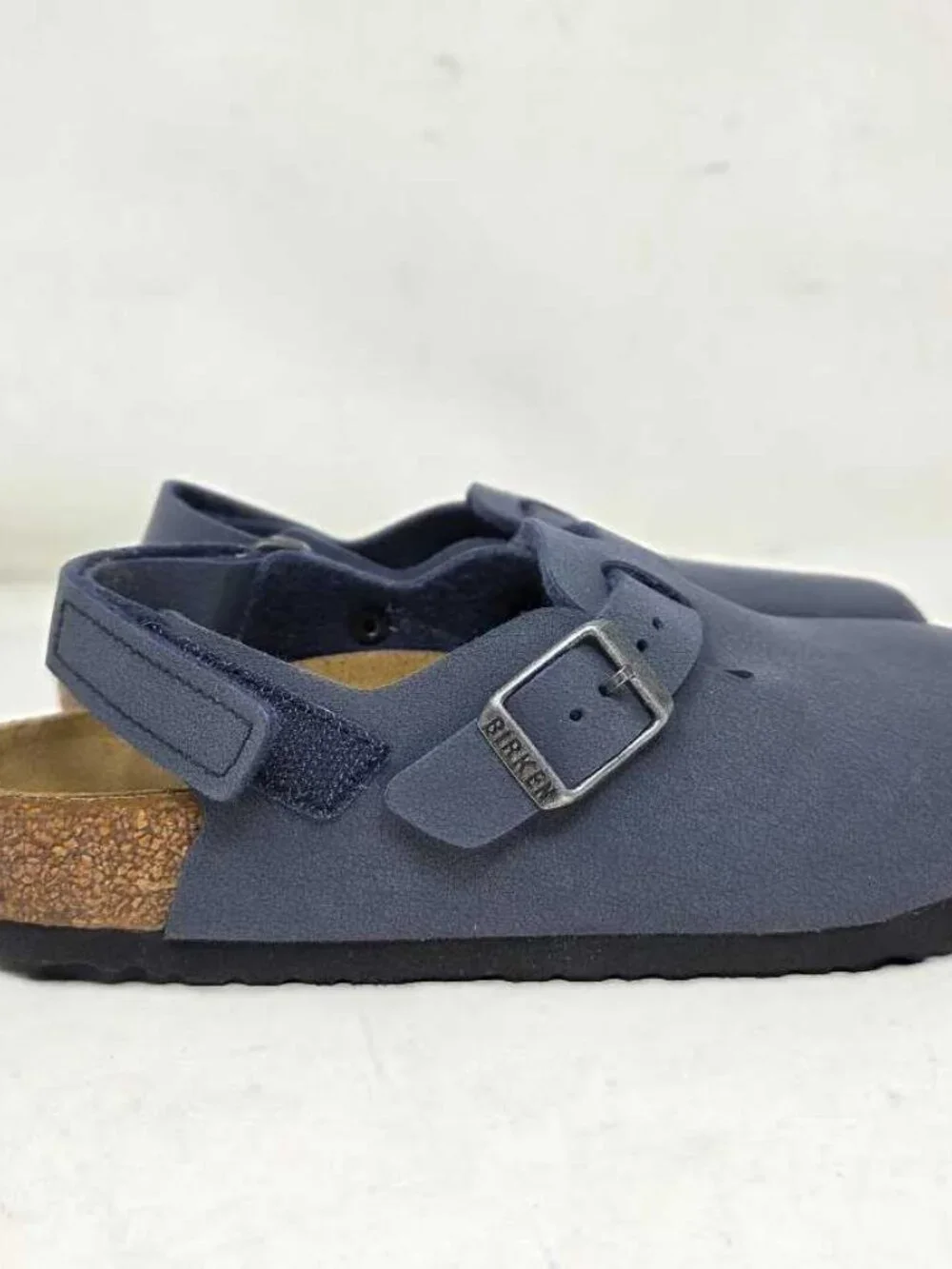 New Kids 31 (US 13) Birkenstock Tokio AS Clogs in Navy narrow fit shoes